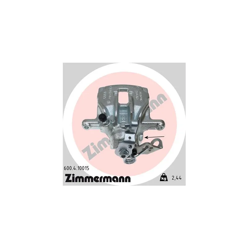 Étrier de frein arrière droit ZIMMERMANN 600.4.10015