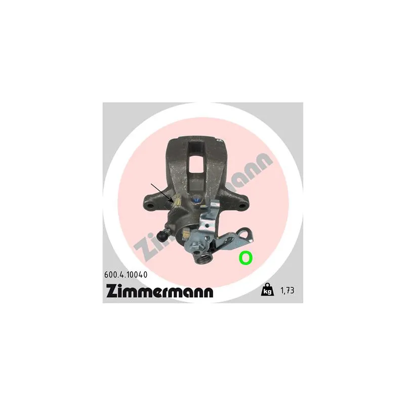 Étrier de frein arrière droit ZIMMERMANN 600.4.10040