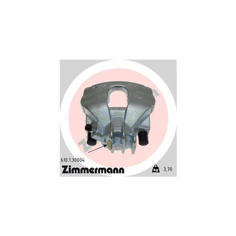 Étrier de frein avant gauche ZIMMERMANN 610.1.30004