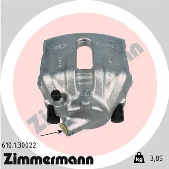 Étrier de frein avant gauche ZIMMERMANN 610.1.30022