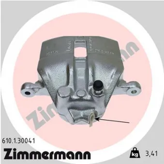 Étrier de frein avant gauche ZIMMERMANN 610.1.30041