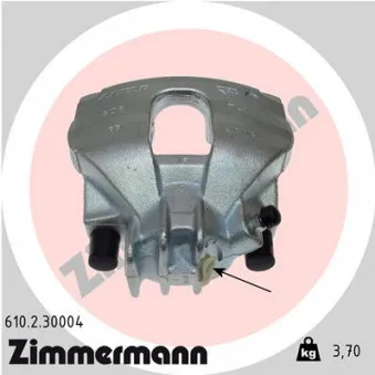 Étrier de frein avant droit ZIMMERMANN 610.2.30004