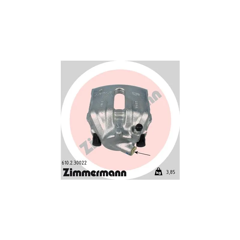 Étrier de frein avant droit ZIMMERMANN 610.2.30022