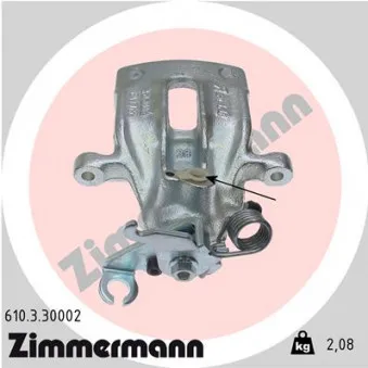 Étrier de frein arrière gauche ZIMMERMANN 610.3.30002