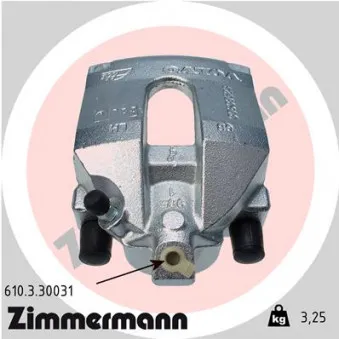 Étrier de frein arrière gauche ZIMMERMANN 610.3.30031