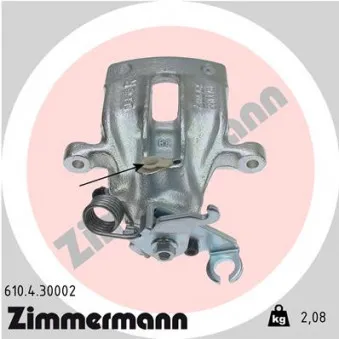 Étrier de frein arrière droit ZIMMERMANN 610.4.30002