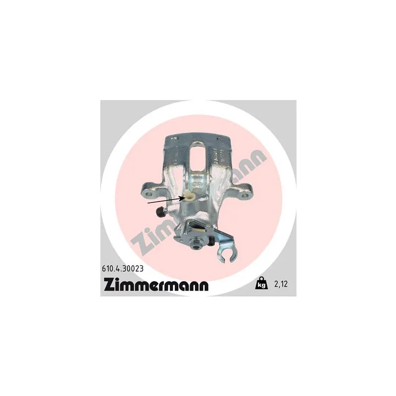 Étrier de frein arrière droit ZIMMERMANN 610.4.30023