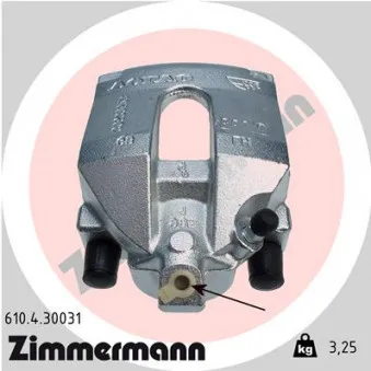 Étrier de frein arrière droit ZIMMERMANN 610.4.30031