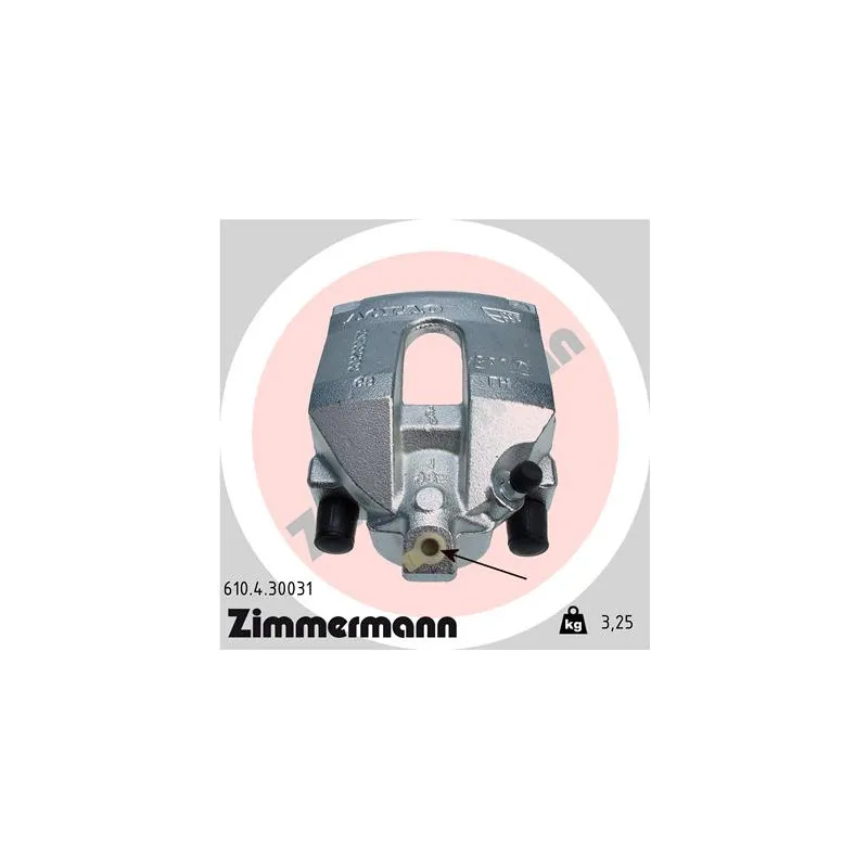 Étrier de frein arrière droit ZIMMERMANN 610.4.30031