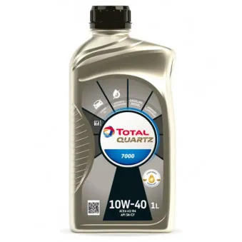 Huile moteur 10W-40 QUARTZ 7000 ESSENCE - 1L TOTAL