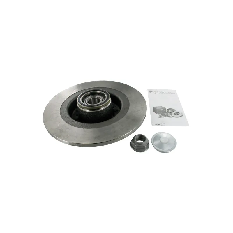 Jeu de 2 disques de frein arrière SKF VKBD 1007