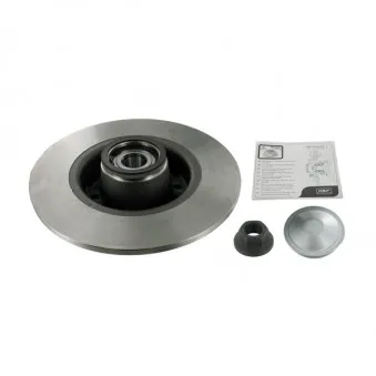 Jeu de 2 disques de frein arrière SKF VKBD 1015