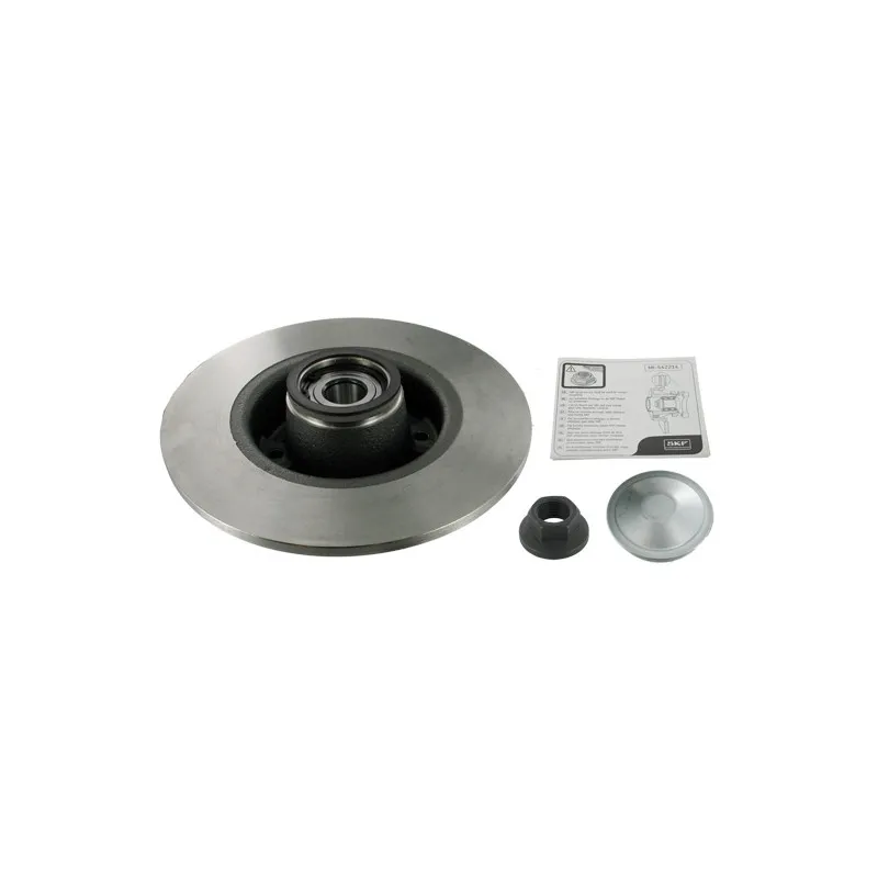 Jeu de 2 disques de frein arrière SKF VKBD 1015