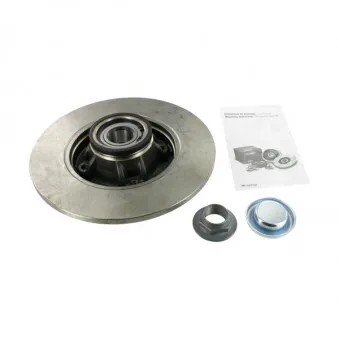 Jeu de 2 disques de frein arrière SKF VKBD 1017