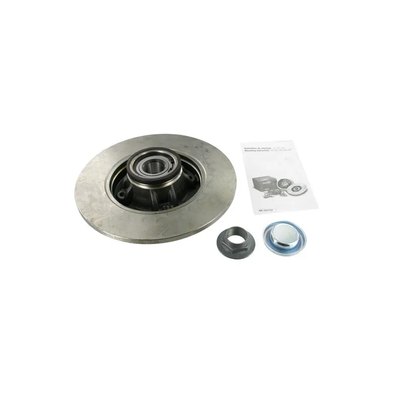 Jeu de 2 disques de frein arrière SKF VKBD 1017