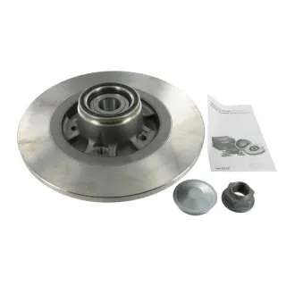 Jeu de 2 disques de frein arrière SKF VKBD 1018