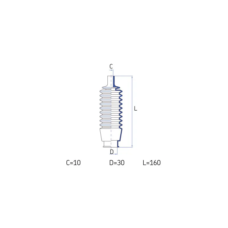 Joint-soufflet, direction SKF VKJP 2137