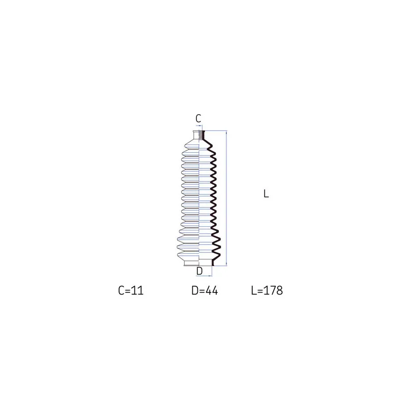 Joint-soufflet, direction SKF VKJP 2173