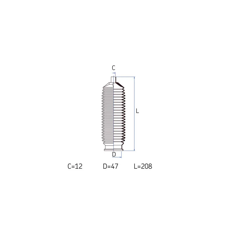 Joint-soufflet, direction SKF VKJP 2212