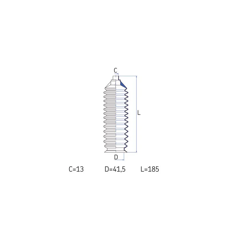 Joint-soufflet, direction SKF VKJP 2214