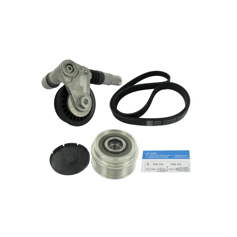 Jeu de courroies trapézoïdales à nervures SKF VKMAF 31000-1