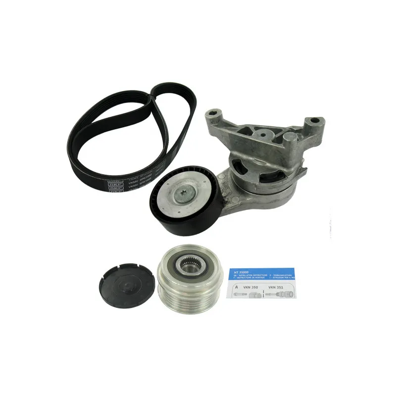 Jeu de courroies trapézoïdales à nervures SKF VKMAF 31022