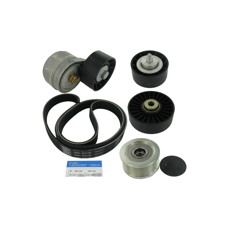 Jeu de courroies trapézoïdales à nervures SKF VKMAF 32033-2