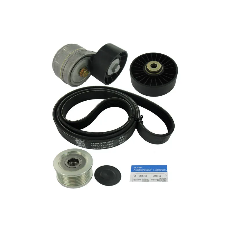 Jeu de courroies trapézoïdales à nervures SKF VKMAF 32039-1