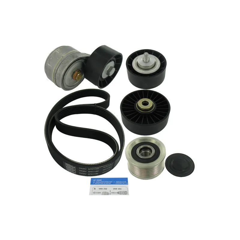 Jeu de courroies trapézoïdales à nervures SKF VKMAF 32058-1