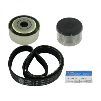 Jeu de courroies trapézoïdales à nervures SKF VKMAF 33132-2