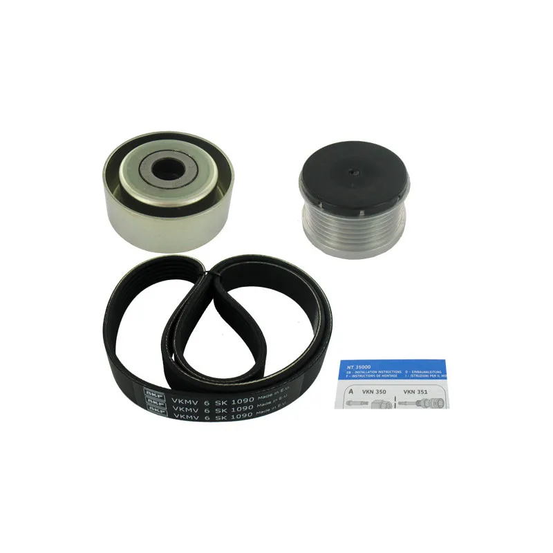 Jeu de courroies trapézoïdales à nervures SKF VKMAF 33132-2