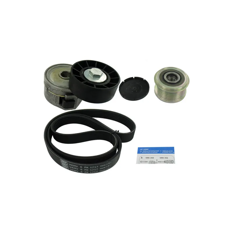 Jeu de courroies trapézoïdales à nervures SKF VKMAF 33320-1