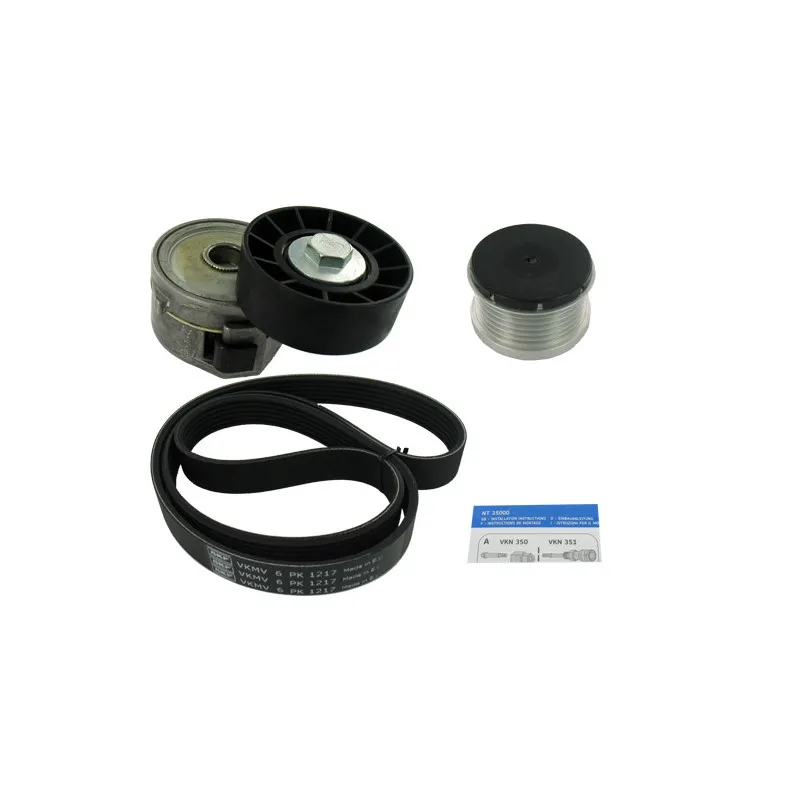Jeu de courroies trapézoïdales à nervures SKF VKMAF 33320-2