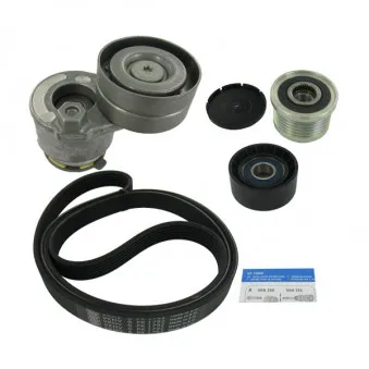 Jeu de courroies trapézoïdales à nervures SKF VKMAF 36033