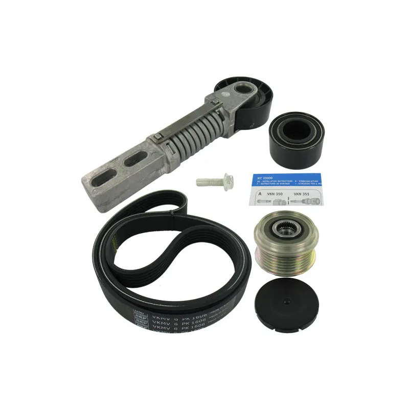 Jeu de courroies trapézoïdales à nervures SKF VKMAF 36035