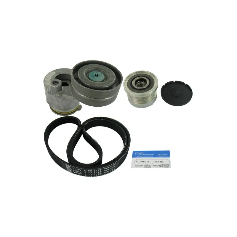 Jeu de courroies trapézoïdales à nervures SKF VKMAF 36069