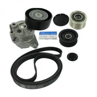 Jeu de courroies trapézoïdales à nervures SKF VKMAF 38020-3