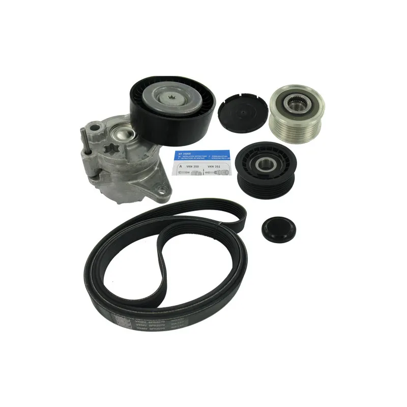 Jeu de courroies trapézoïdales à nervures SKF VKMAF 38020-3