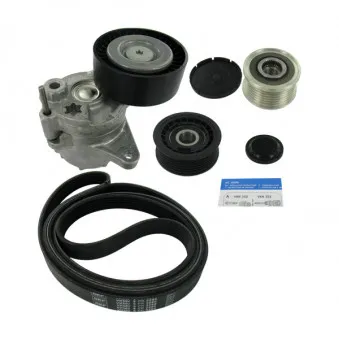 Jeu de courroies trapézoïdales à nervures SKF VKMAF 38021