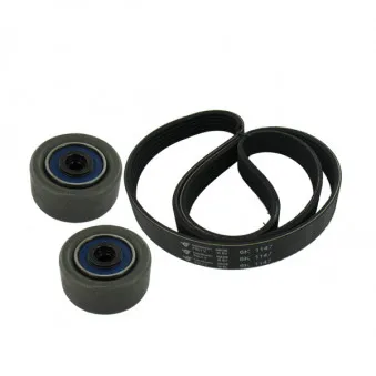 Jeu de courroies trapézoïdales à nervures SKF VKMA 33067
