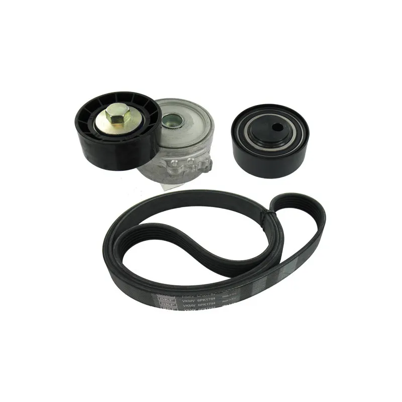 Jeu de courroies trapézoïdales à nervures SKF VKMA 33076