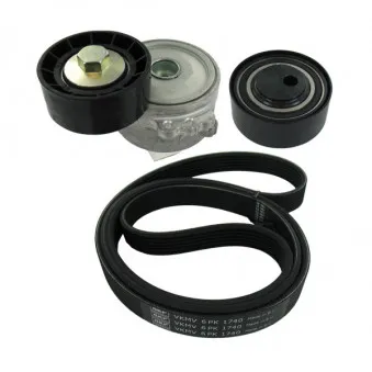 Jeu de courroies trapézoïdales à nervures SKF VKMA 33094