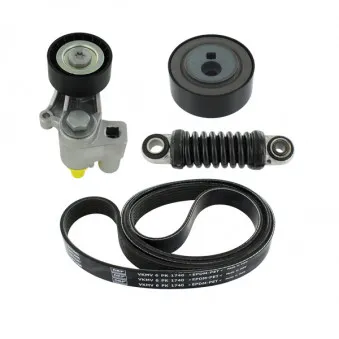 Jeu de courroies trapézoïdales à nervures SKF VKMA 33140