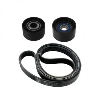 Jeu de courroies trapézoïdales à nervures SKF VKMA 33166
