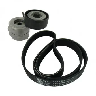 Jeu de courroies trapézoïdales à nervures SKF VKMA 35123