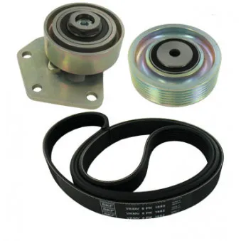 Jeu de courroies trapézoïdales à nervures SKF VKMA 36008