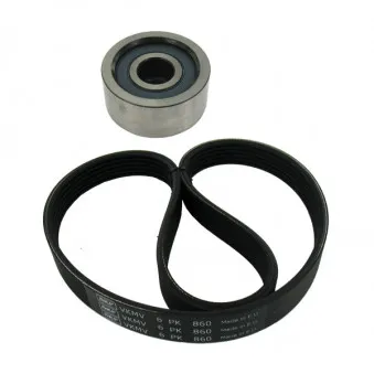 Jeu de courroies trapézoïdales à nervures SKF VKMA 36017