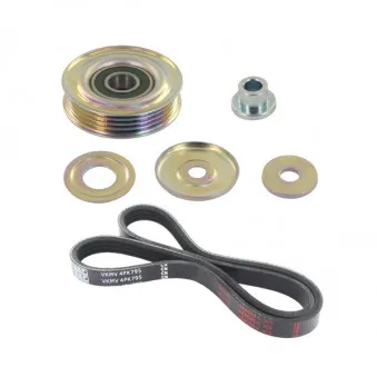 Jeu de courroies trapézoïdales à nervures SKF VKMA 63001
