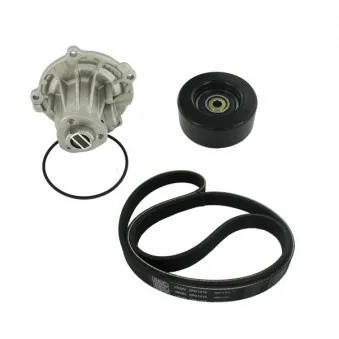 Pompe à eau+Jeu de courroie trapézoïdale à nervures SKF VKMC 31017