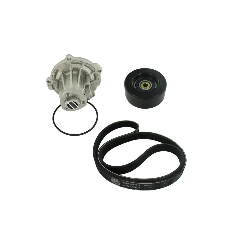 Pompe à eau+Jeu de courroie trapézoïdale à nervures SKF VKMC 31017